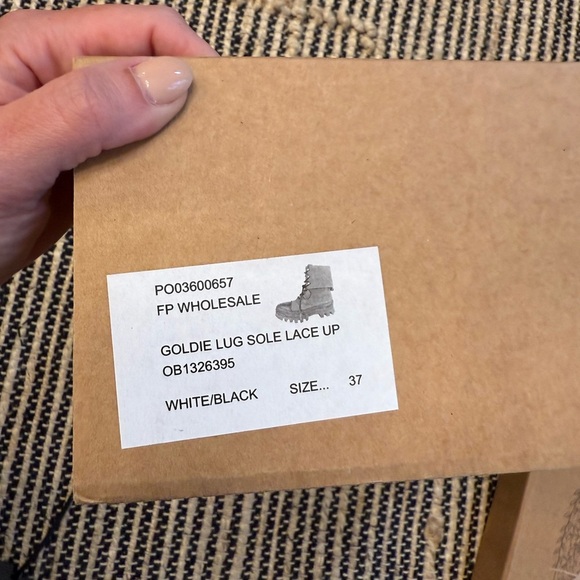 Free People Goldie Lug Sole Lace Up Boots NEW - Picture 6 of 11